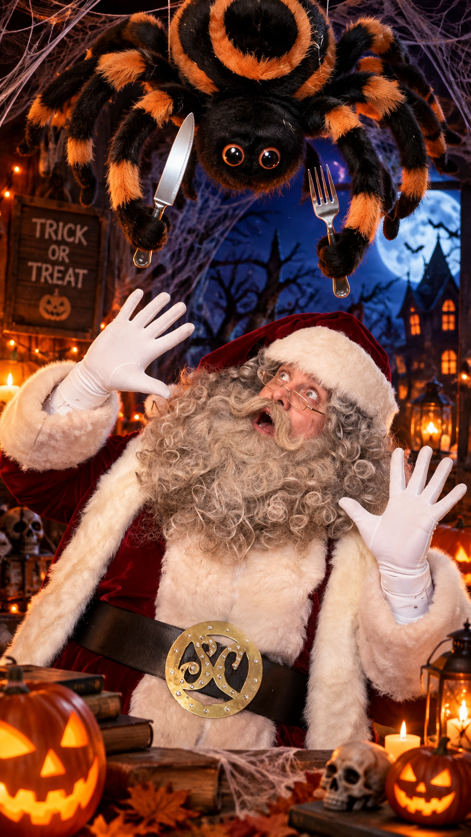 Santa Claus y la Tarántula Traviesa