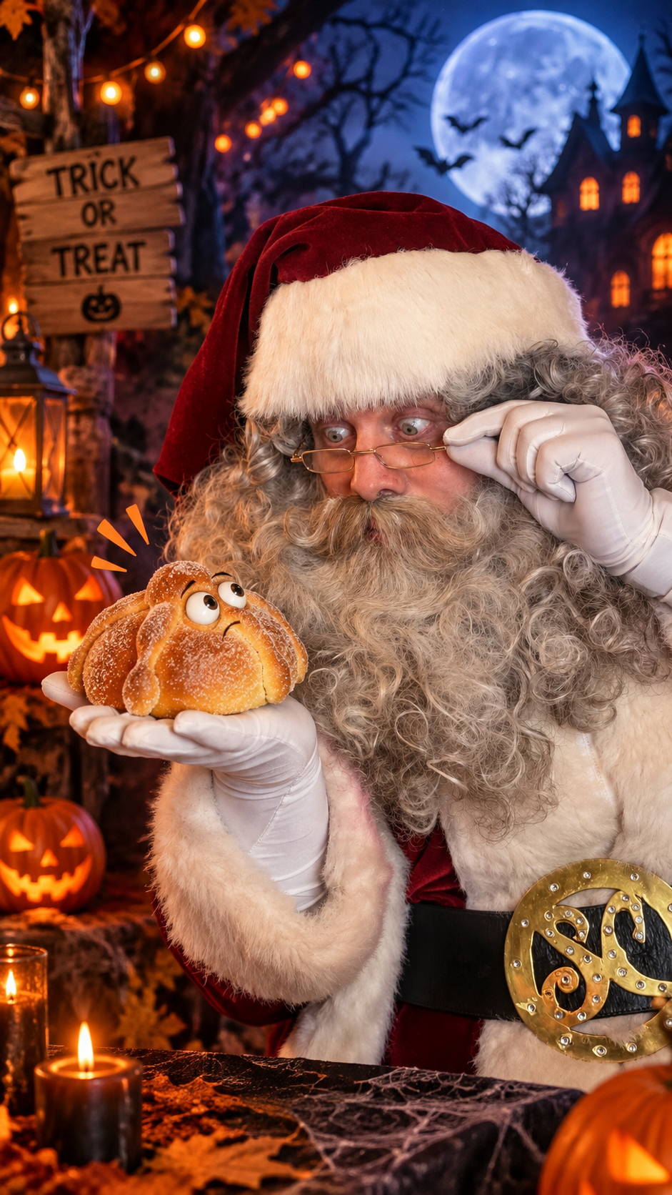 Santa Claus y Pan de Muerto